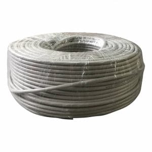 UTP Netzwerkkabel auf Rolle 305m (Cat6, Massivdraht). Inkl. 20x RJ45-Stecker & Crimpzange – ideal zum Zuschneiden & Konfektionieren eigener Kabel.