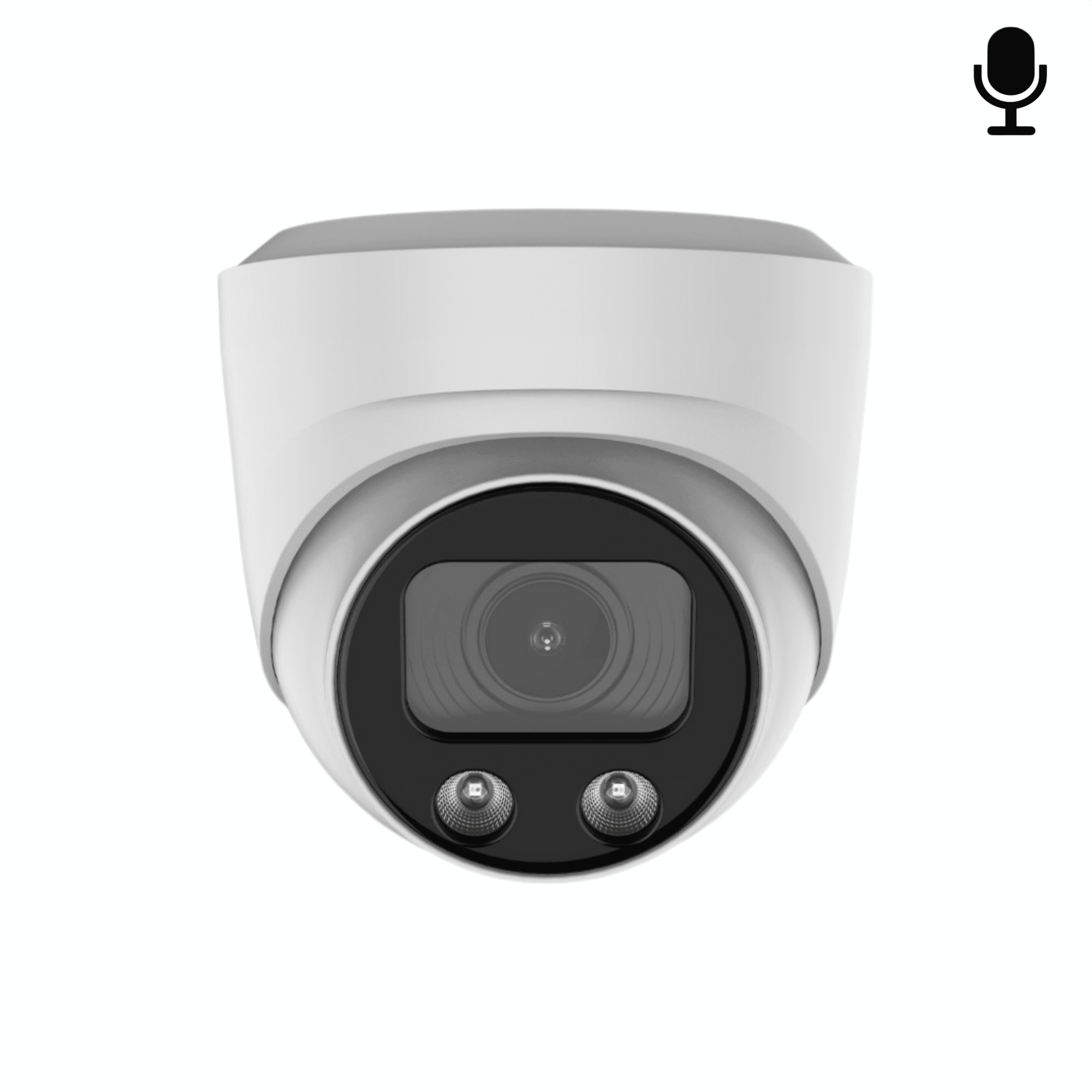 Erweitern Sie Ihr Set oder stellen Sie Ihr eigenes Set zusammen mit der einzelnen PRO Dome Kamera kabelgebunden mit Ultra HD 4K Bildqualität und 40 Metern Nachtsicht. Die Kamera verfügt außerdem über ein integriertes Mikrofon, das Sie selbst ein und ausschalten können. Sie ist für den Außen und Innenbereich geeignet und wird mit einem 20 Meter UTP CAT6 Kabel geliefert, um sie anzuschließen.