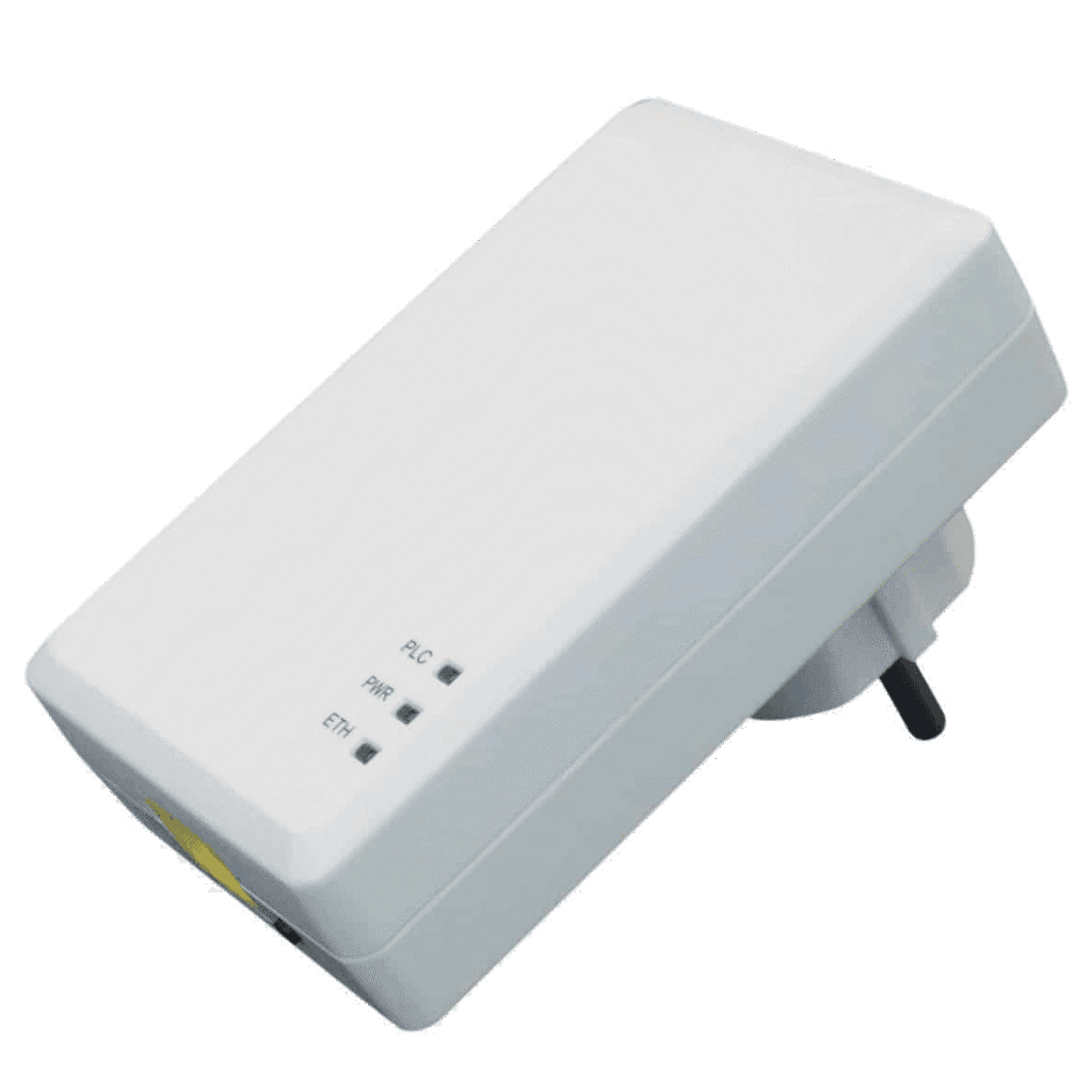 Dieser Adapter wird verwendet, um die Bilder der Überwachungskamera auf dem Rekorder zu empfangen. Die Aufnahmen werden über den PoE-Powerline-Adapter übertragen.