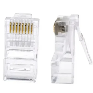 Hochwertige RJ45-Stecker für Ihre Überwachungskamera. Ideal für Cat5, Cat6 & Cat7 Netzwerkkabel. Einfache Montage & stabile Verbindung.